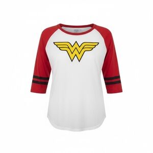 NWOT DC Red and White Wonder Tee